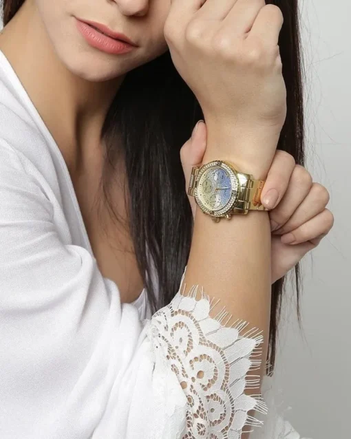 Original Watches,Women Guess watches Women's Stone Studded Analog Watch - W0774L2 Guess