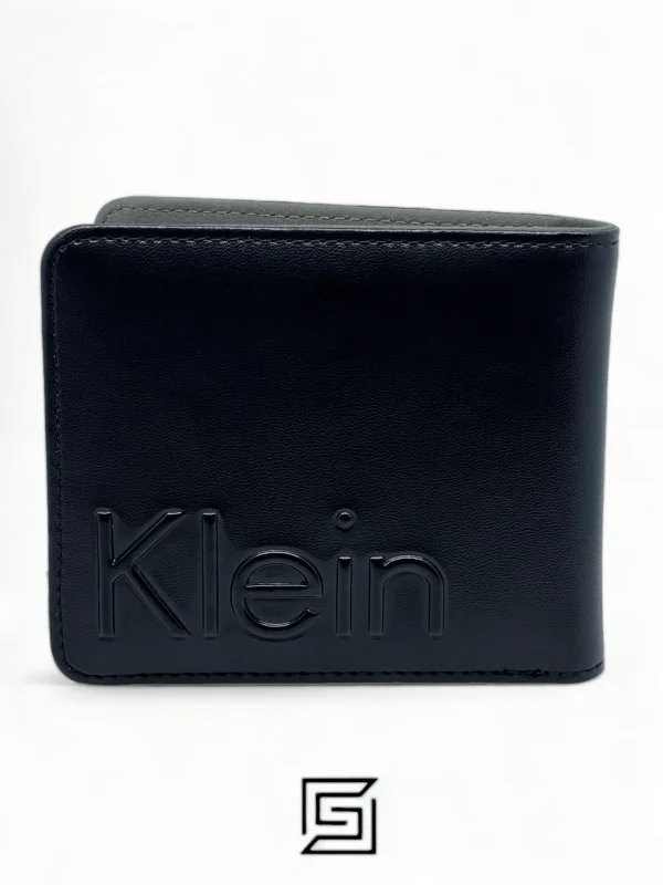 Leather,Wallets,Men leather CK SINGLE WALLET CALVIN LOGO GREY INSIDE /BLACK Calvin Klein