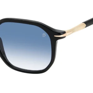 Men,Sunglasses David Beckham sunglasses DB 1115/S - Black - Dk Blue Shaded David Beckham