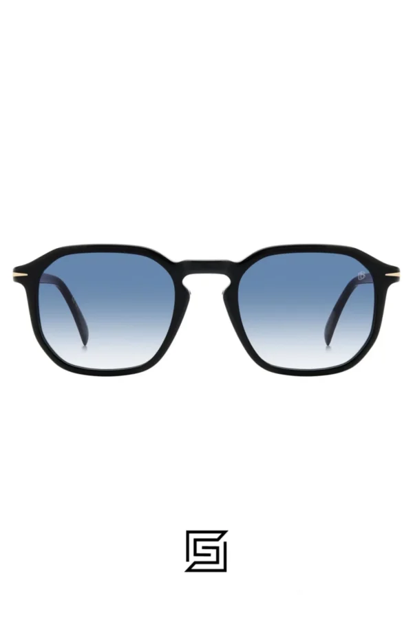 Men,Sunglasses David Beckham sunglasses DB 1115/S - Black - Dk Blue Shaded David Beckham