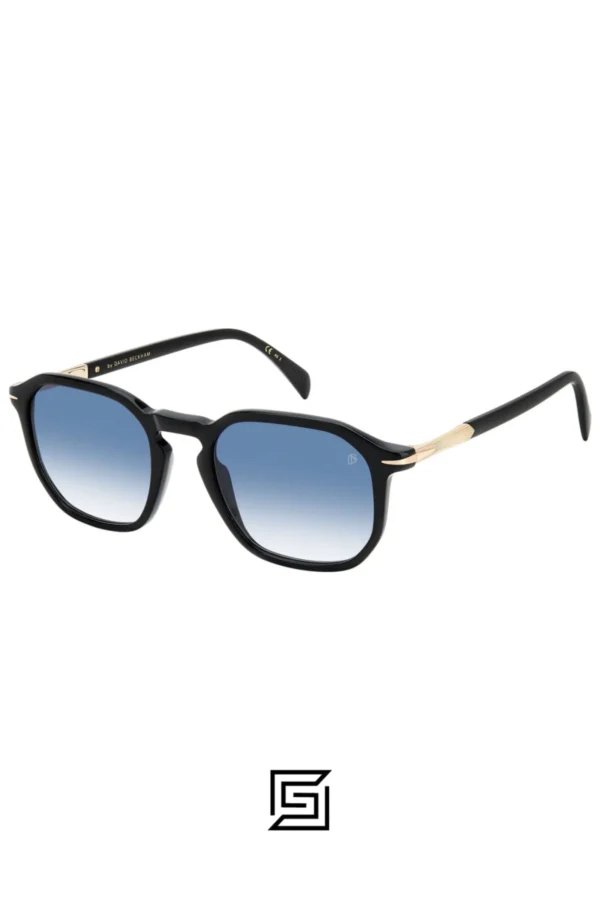 Men,Sunglasses David Beckham sunglasses DB 1115/S - Black - Dk Blue Shaded David Beckham
