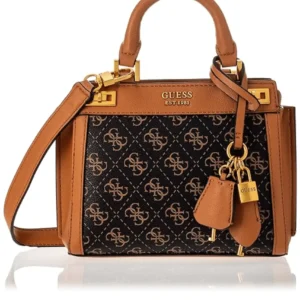 leather GUESS Women's Katey787073 Satchel Bag - Image 4