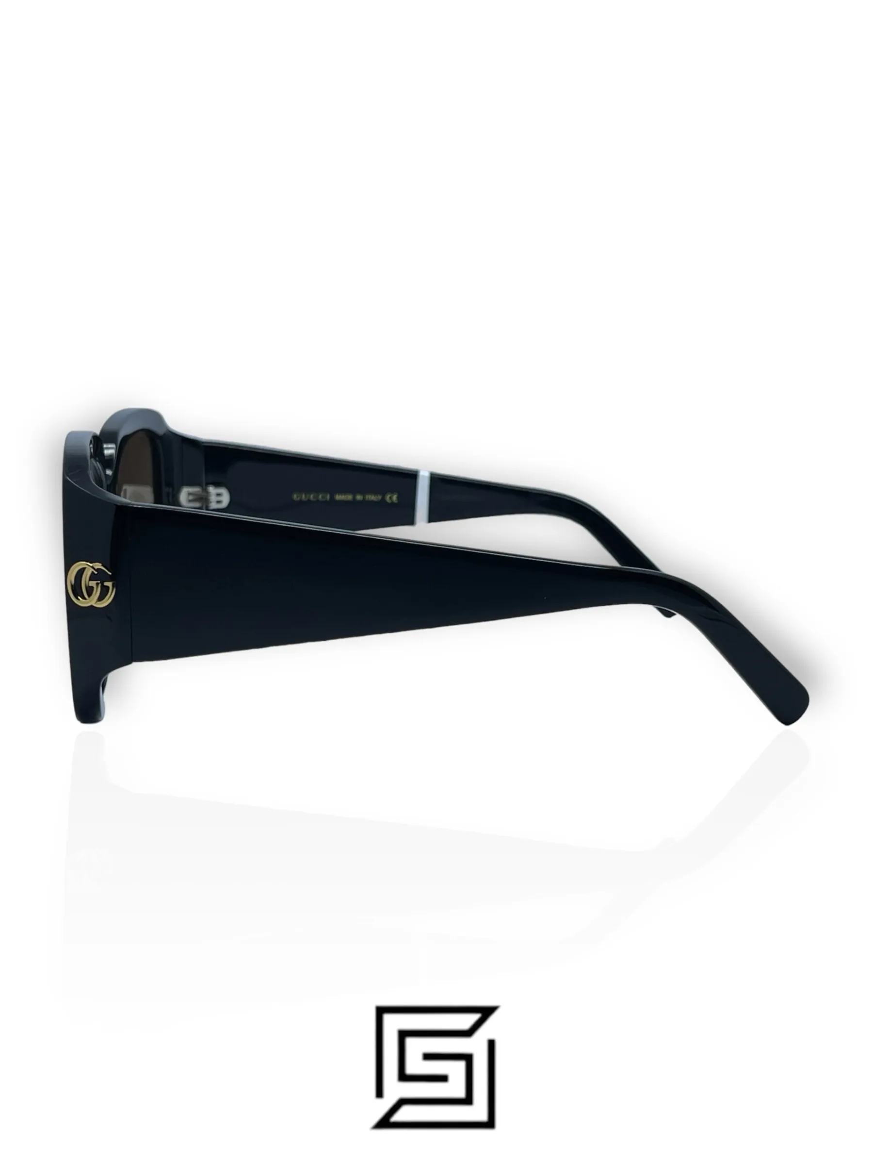 Sunglasses,Women Gucci sunglasses GG1402S 001/BLACK X BROWN Gucci