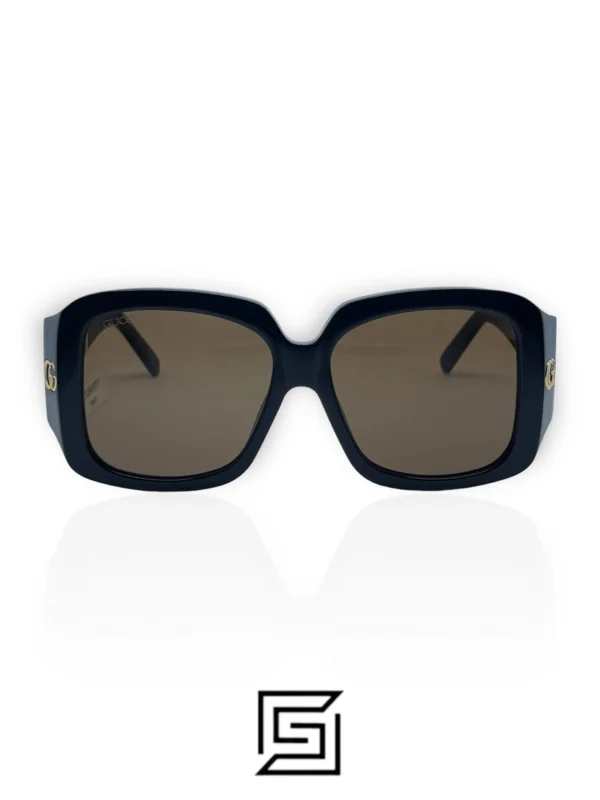 Sunglasses,Women Gucci sunglasses GG1402S 001/BLACK X BROWN Gucci