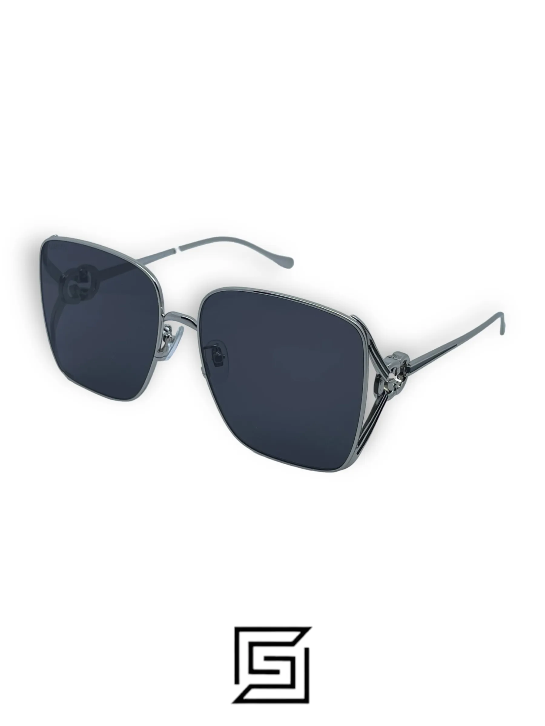 Sunglasses,Women Gucci sunglasses GG1991S 005/SILVER X BLack Gucci