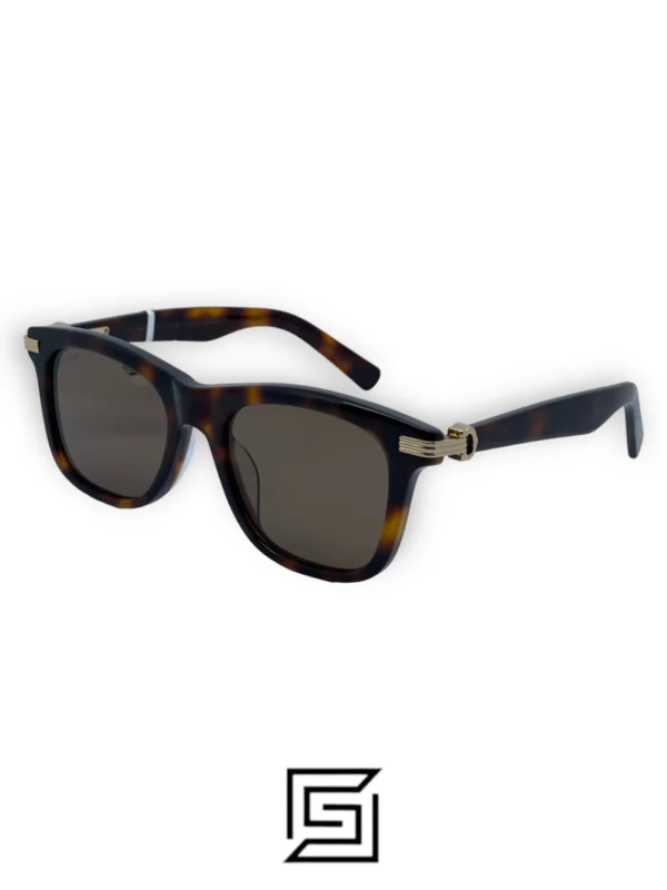 Men,Sunglasses Cartier sunglasses CT0396S CAL.03/TIGER X BROWN Cartier