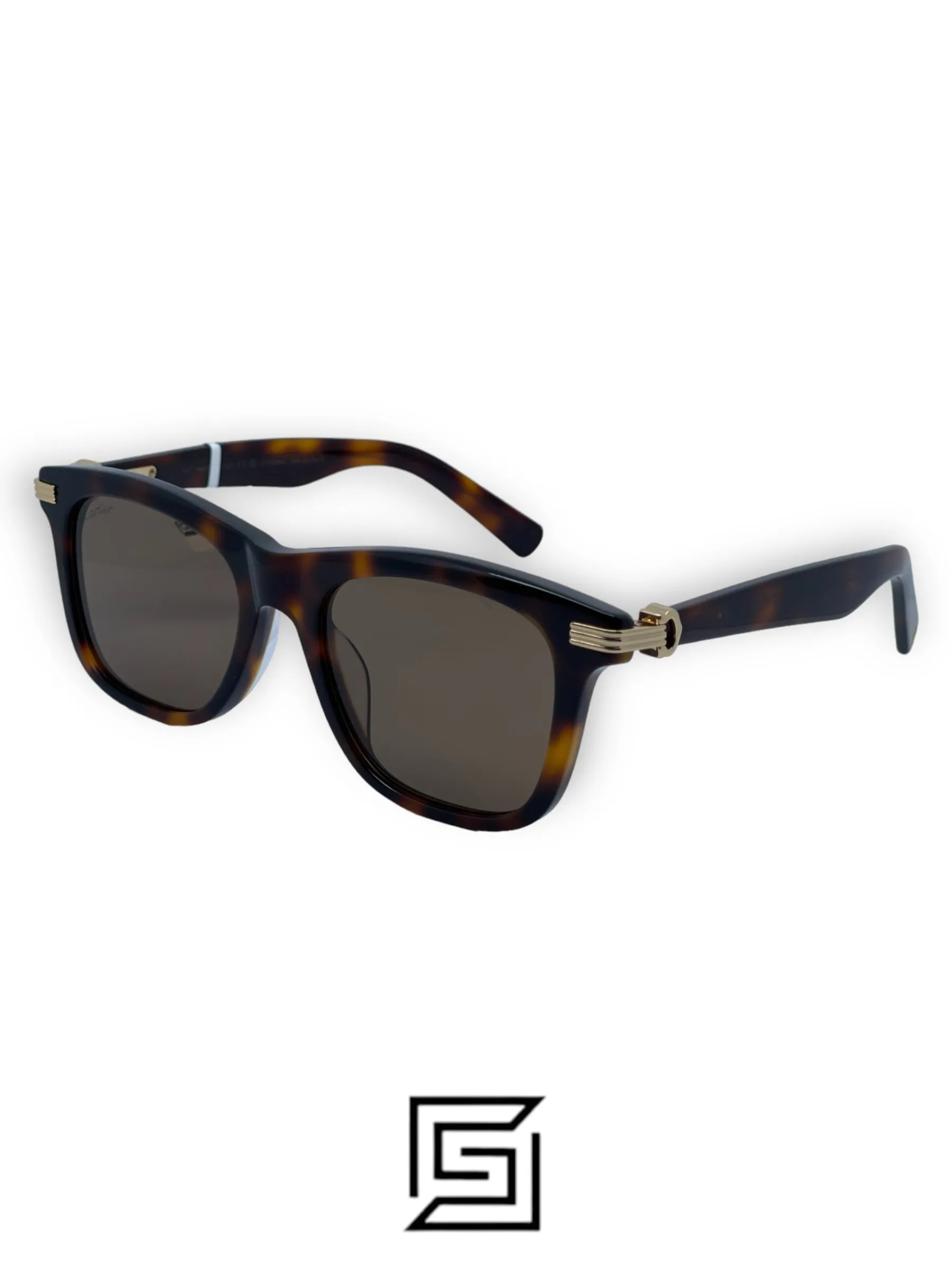 Men,Sunglasses Cartier sunglasses CT0396S CAL.03/TIGER X BROWN Cartier