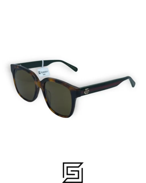 Sunglasses,Women Gucci sunglasses GG0715SA 002/TIGER X Green Gucci