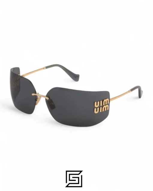 Sunglasses,Women sunglasses miu miu SMU54Y/GOLD X BLACK Miu Miu