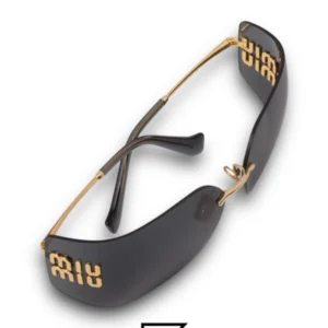 Sunglasses,Women sunglasses miu miu SMU54Y/GOLD X BLACK Miu Miu