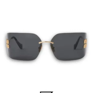 Sunglasses,Women sunglasses miu miu SMU54Y/GOLD X BLACK Miu Miu