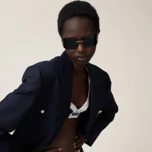 Sunglasses,Women sunglasses miu miu SMU54Y/GOLD X BLACK Miu Miu