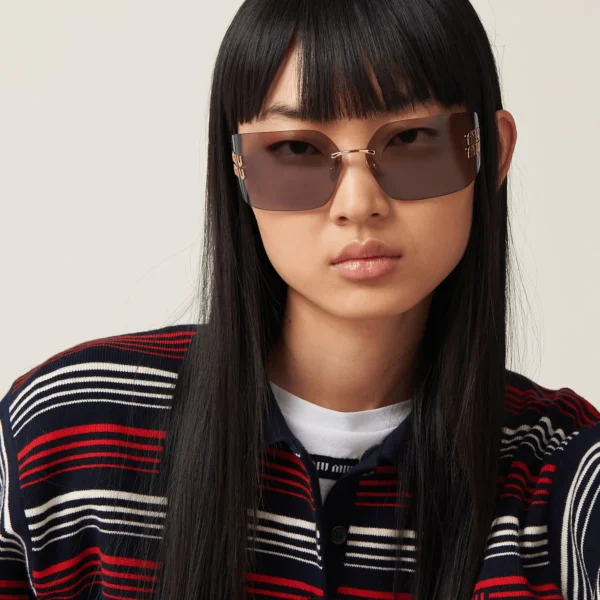 Sunglasses,Women sunglasses miu miu SMU54Y/GOLD X BLACK Miu Miu