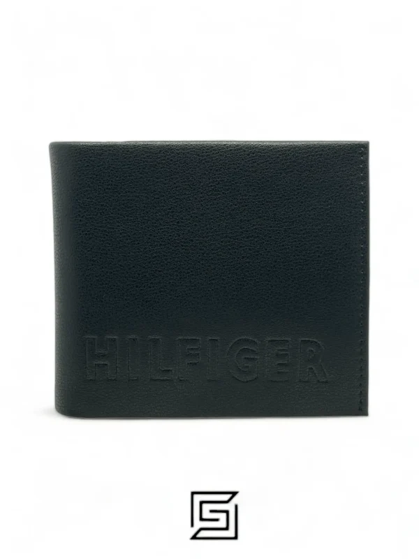 Leather,Wallets,Men leather TOMMY SINGLE WALLET W FLAT METAL LOGO/BLACK Tommy Hilfiger