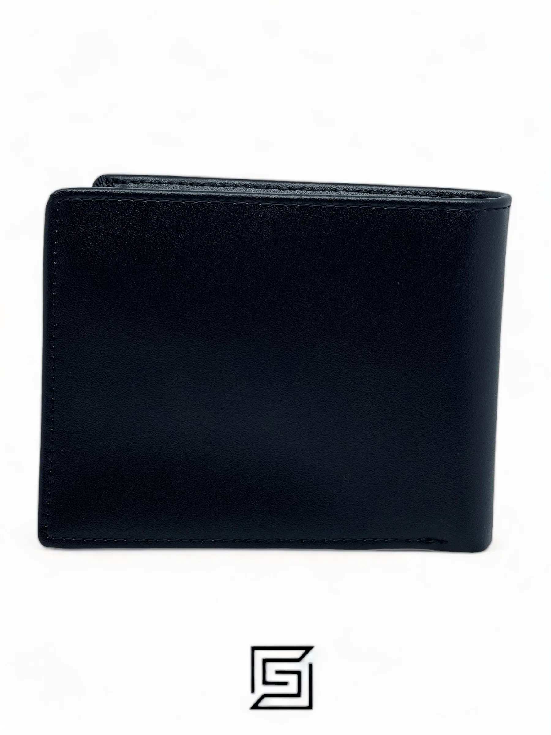 Leather,Wallets,Men leather CK SINGLE WALLET CK METAL LOGO SOFT PATTIERN BIG /BLACK Calvin Klein
