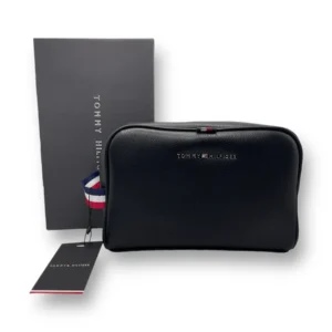 Bags,Leather,Men Tommy Hilfiger leather Tommy Handbag BOX Tommy METAL LOGO on TOP TOMMY COLORS HAND/BLACK Tommy Hilfiger