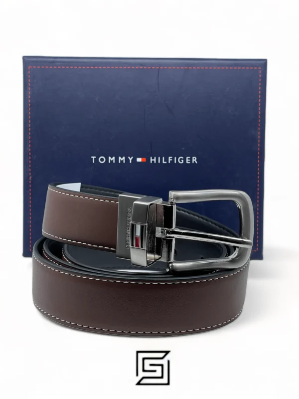 Belts,Leather,Men leather TOMMY BELT 11TL08X014/BROWN Tommy Hilfiger