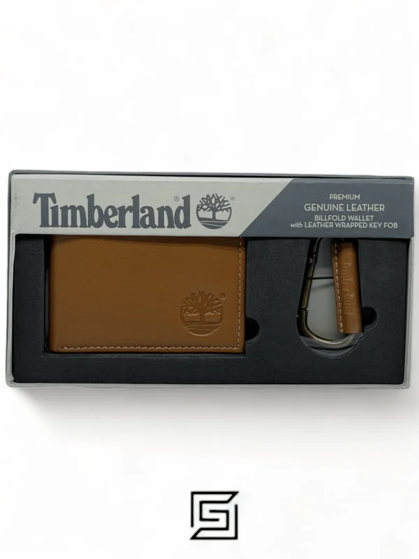 Leather,Wallets,Men leather timberland wallet with key fob NP0440/04 WHEAT BILLFOLD W/FOB Timberland