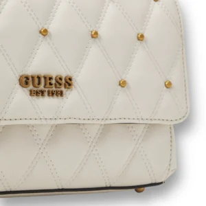 Bags,Leather,Women leather Guess Women's Triana Handbag Convertible Crossbody Flap Purse White Guess