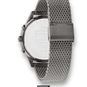 Men,Watches,Men,Original Watches watches Tommy Hilfiger Analogue Multifunction Quartz Watch for Men with Gunmetal Stainless Steel Mesh Bracelet - 1710506 Tommy Hilfiger