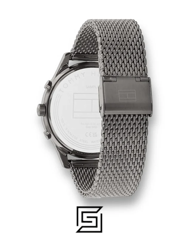 Men,Watches,Men,Original Watches watches Tommy Hilfiger Analogue Multifunction Quartz Watch for Men with Gunmetal Stainless Steel Mesh Bracelet - 1710506 Tommy Hilfiger
