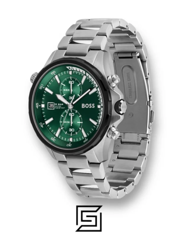 Men,Watches,Men,Original Watches Hugo Boss original-watches BOSS Globetrotter Men's Chronograph Stainless Steel and Link Bracelet Watch, 1513930 Boss