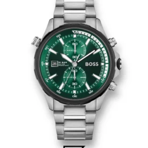 Men,Watches,Men,Original Watches Hugo Boss original-watches BOSS Globetrotter Men's Chronograph Stainless Steel and Link Bracelet Watch, 1513930 Boss