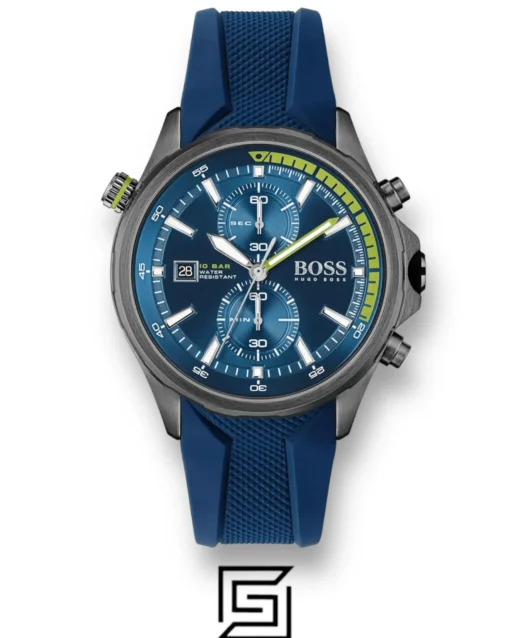Men,Original Watches Hugo Boss watches BOSS Men's Chronograph Quartz Watch Globetrotter 1513821 Boss