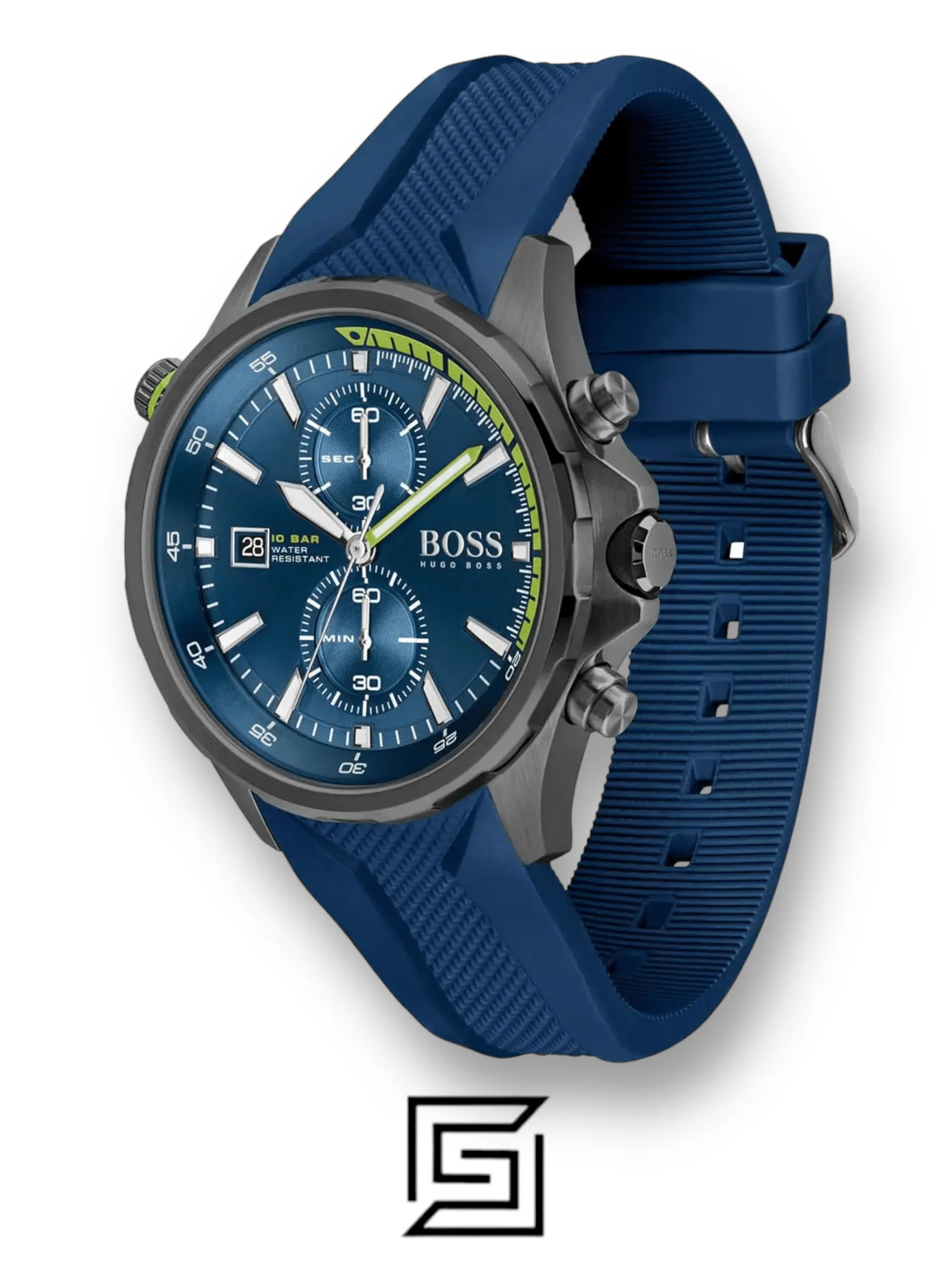Men,Original Watches Hugo Boss watches BOSS Men's Chronograph Quartz Watch Globetrotter 1513821 Boss