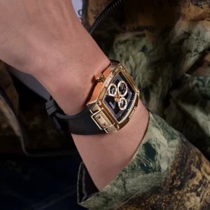 Men,Original Watches watches GUESS Men's Trend Casual Tonneau Diamond 43mm Watch GW0202G1 Guess
