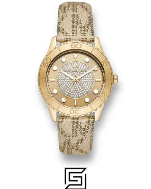 Original Watches,Women original-watches Michael Kors Women's Runway Stainless Steel Quartz Watch with PVC Strap, Gold, 20 (Model: MK6999) Michael Kors