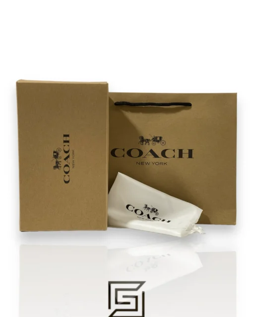 Leather,Wallets,Women Coach wallets Big Wallet coash pattern beige x blue F54630 Coach