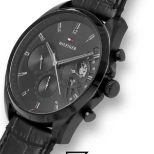 Men,Watches,Men,Original Watches watches Tommy Hilfiger Men's Multi Dial Quartz Watch Baker with Leather Strap 1710452 Tommy Hilfiger