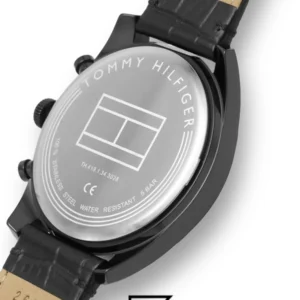 Men,Watches,Men,Original Watches watches Tommy Hilfiger Men's Multi Dial Quartz Watch Baker with Leather Strap 1710452 Tommy Hilfiger