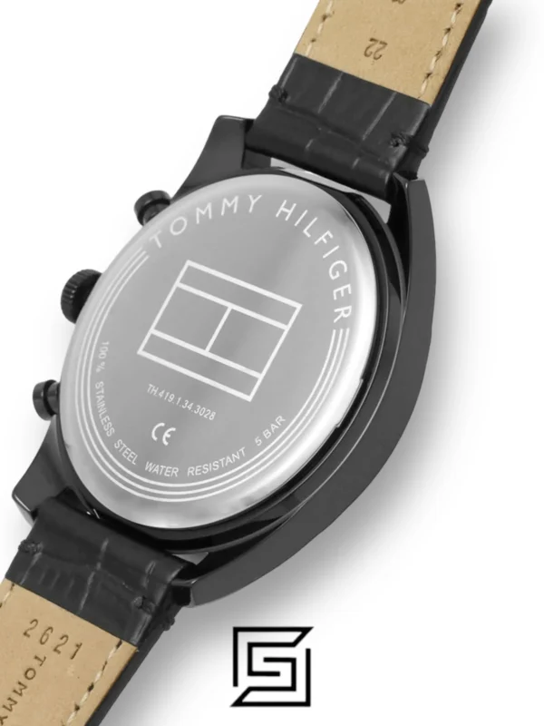 Men,Watches,Men,Original Watches watches Tommy Hilfiger Men's Multi Dial Quartz Watch Baker with Leather Strap 1710452 Tommy Hilfiger