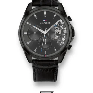 Men,Watches,Men,Original Watches watches Tommy Hilfiger Men's Multi Dial Quartz Watch Baker with Leather Strap 1710452 Tommy Hilfiger
