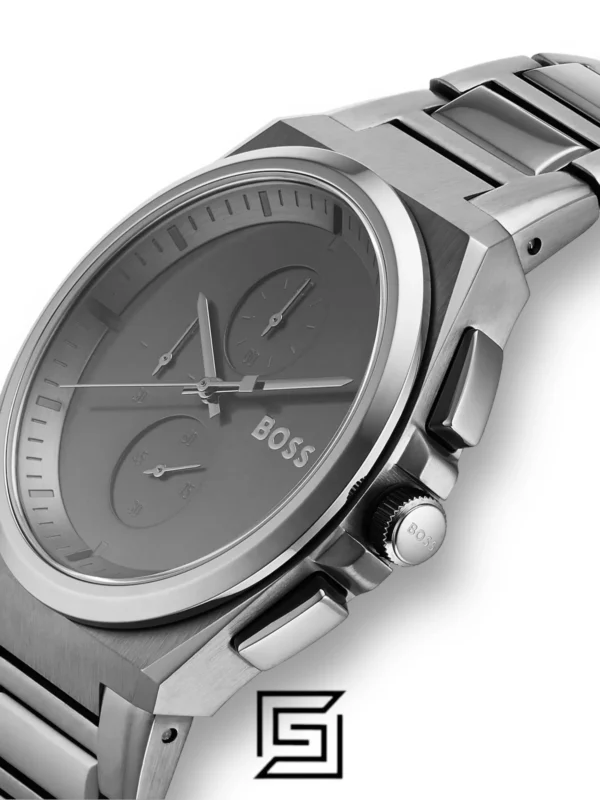 Men,Original Watches Hugo Boss original-watches BOSS Steer Analog Gray Dial Men's Watch 1513996 Boss