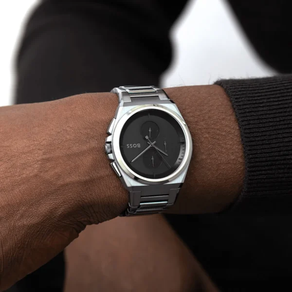 Men,Original Watches Hugo Boss original-watches BOSS Steer Analog Gray Dial Men's Watch 1513996 Boss