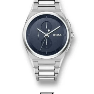 Men,Original Watches Hugo Boss watches BOSS Chronograph Quartz Watch for men with Silver Stainless Steel bracelet 1514048 Boss