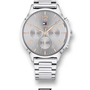 Original Watches,Women watches Tommy Hilfiger Women'S Grey Dial Stainless Steel Watch 1781871 Tommy Hilfiger