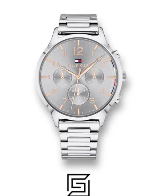 Original Watches,Women watches Tommy Hilfiger Women'S Grey Dial Stainless Steel Watch 1781871 Tommy Hilfiger