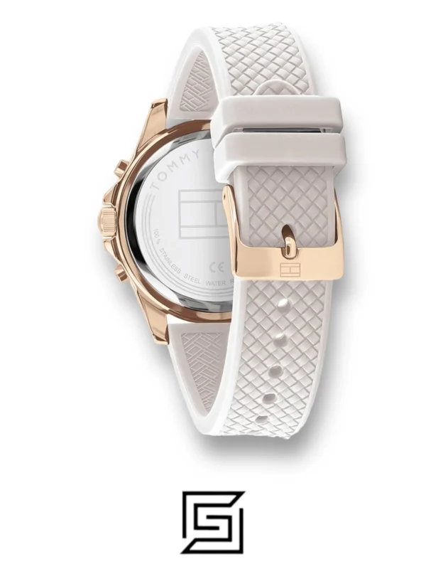 Watches,Women,Original Watches,Women watches Tommy Hilfiger Women's White Dial White Silicone Watch 1782199 Tommy Hilfiger