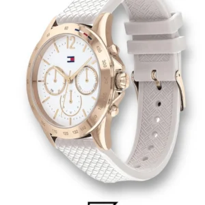 Watches,Women,Original Watches,Women watches Tommy Hilfiger Women's White Dial White Silicone Watch 1782199 Tommy Hilfiger