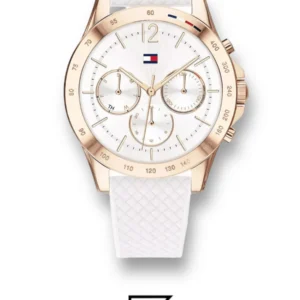 Watches,Women,Original Watches,Women watches Tommy Hilfiger Women's White Dial White Silicone Watch 1782199 Tommy Hilfiger
