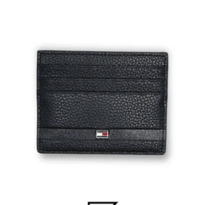 Leather,Wallets,Men Tommy wallets PASSCASE 3 PCS SOFT PATTERN ONE LINE/BLACK Tommy Hilfiger