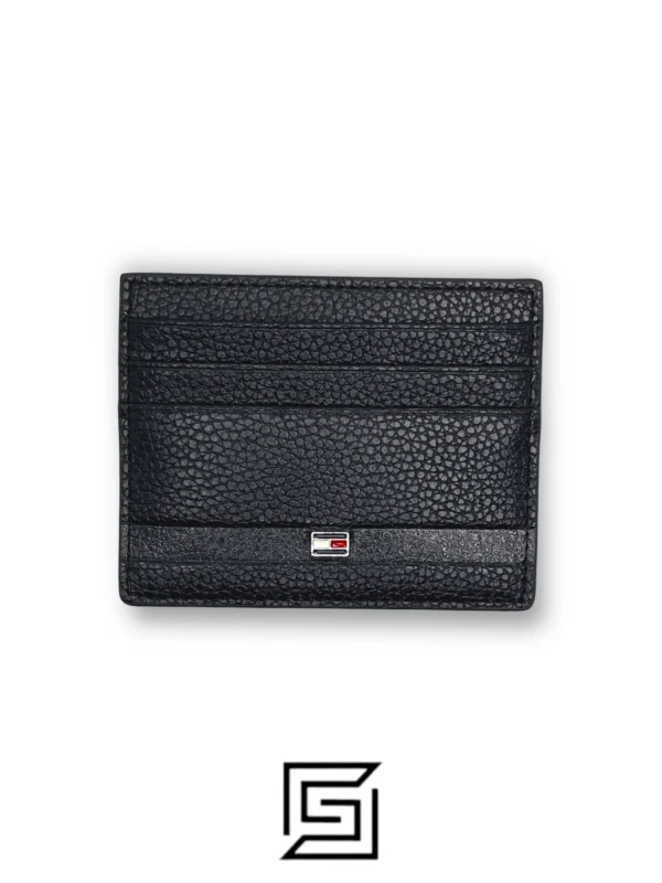 Leather,Wallets,Men Tommy wallets PASSCASE 3 PCS SOFT PATTERN ONE LINE/BLACK Tommy Hilfiger