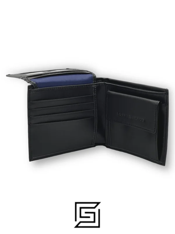 Leather,Wallets,Men Tommy wallets PASSCASE 3 PCS HILFIGER LOGO ON LEATHER/BLACK Tommy Hilfiger