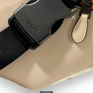 Bags,Leather,Men,Women leather COACH C8129 TRACK BELT BAG IN COLORBLOCK SIGNATURE Coach