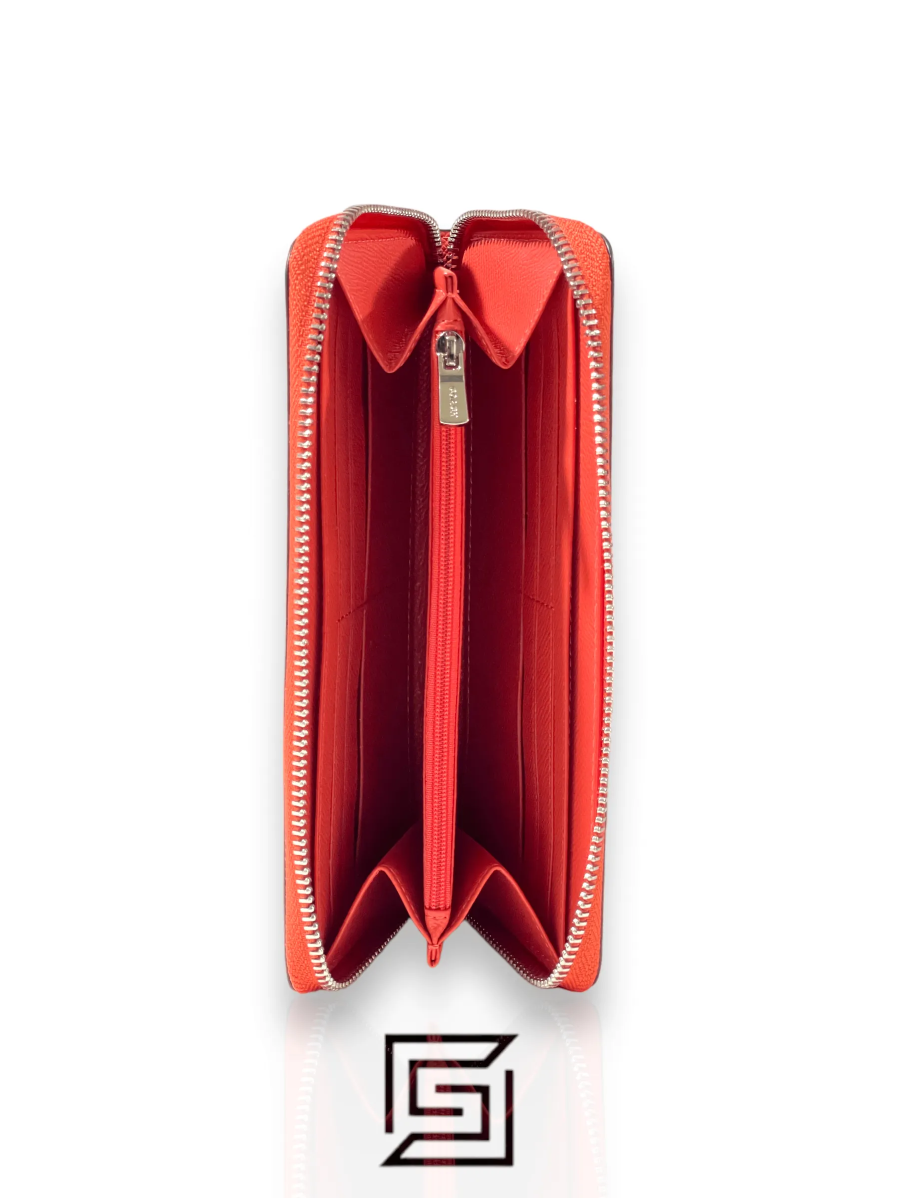 Leather,Wallets,Women wallets ACCORDION WALLET WITH FRUIT PRINT COACH SILVER/CHALK MULTI F23498 Coach