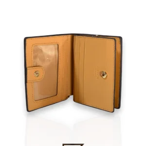 Leather,Wallets,Women Coach wallets Snap Wallet With Horse And Carriage Dot Print Off White C4104 Coach